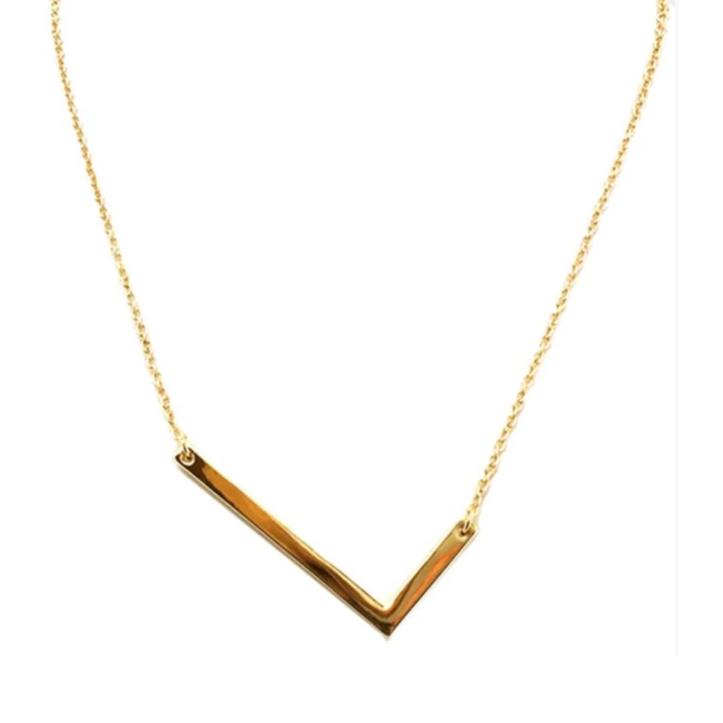 Nwt - Block Letter Large Necklace The Letter L 26$